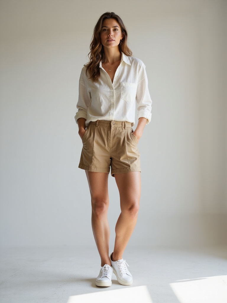 timeless summer sneaker style