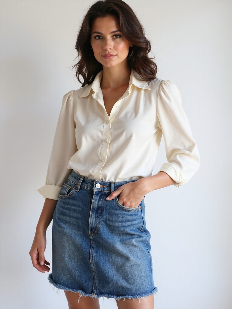 versatile jean skirt styles