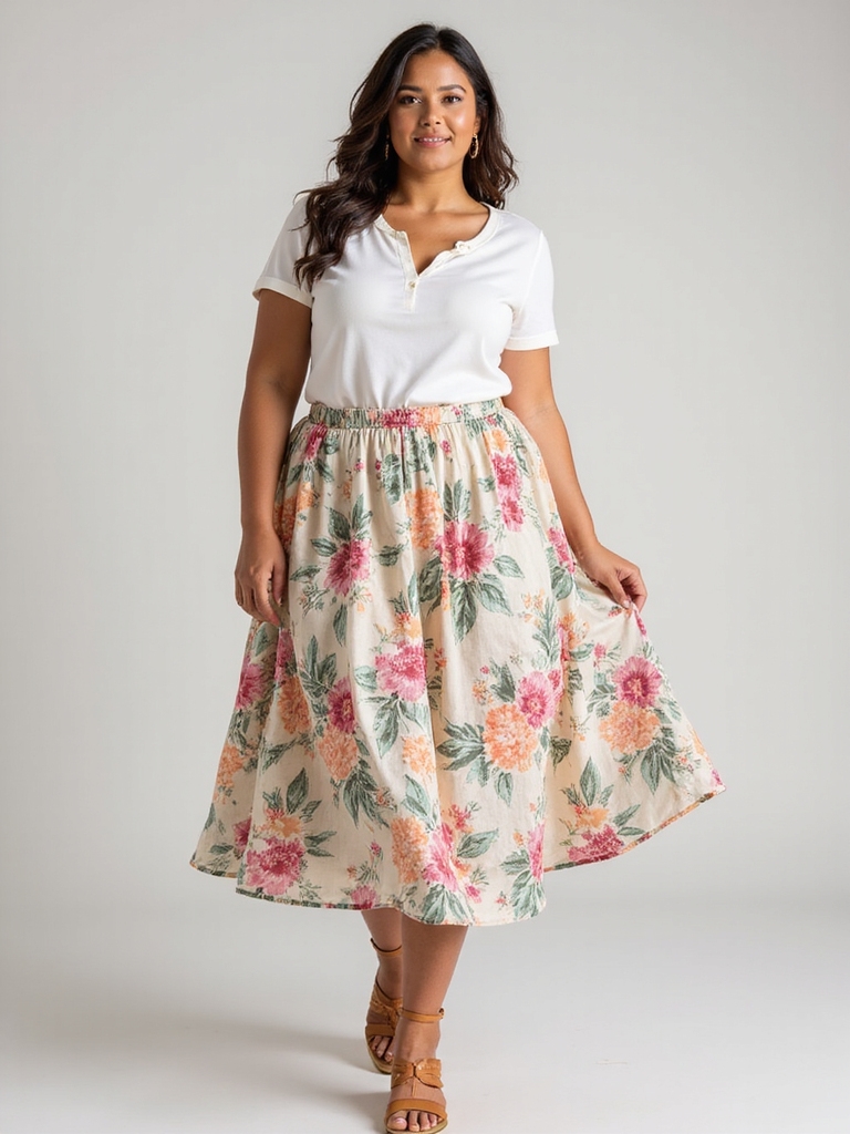 versatile plus size skirts
