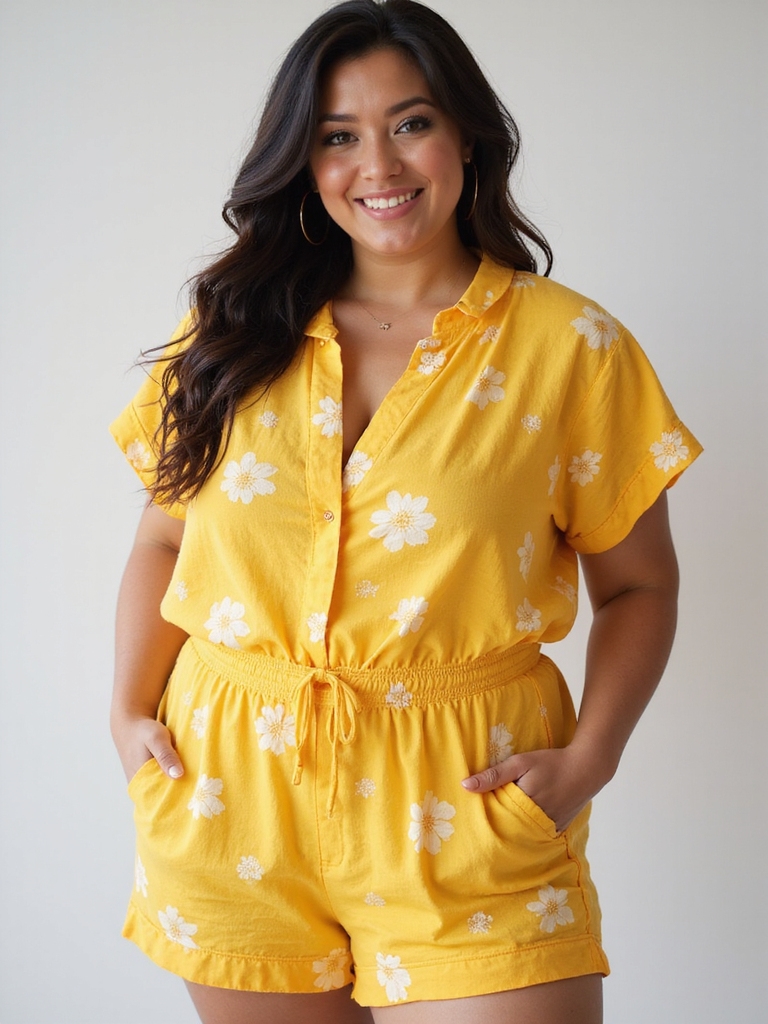 vibrant chic plus size rompers