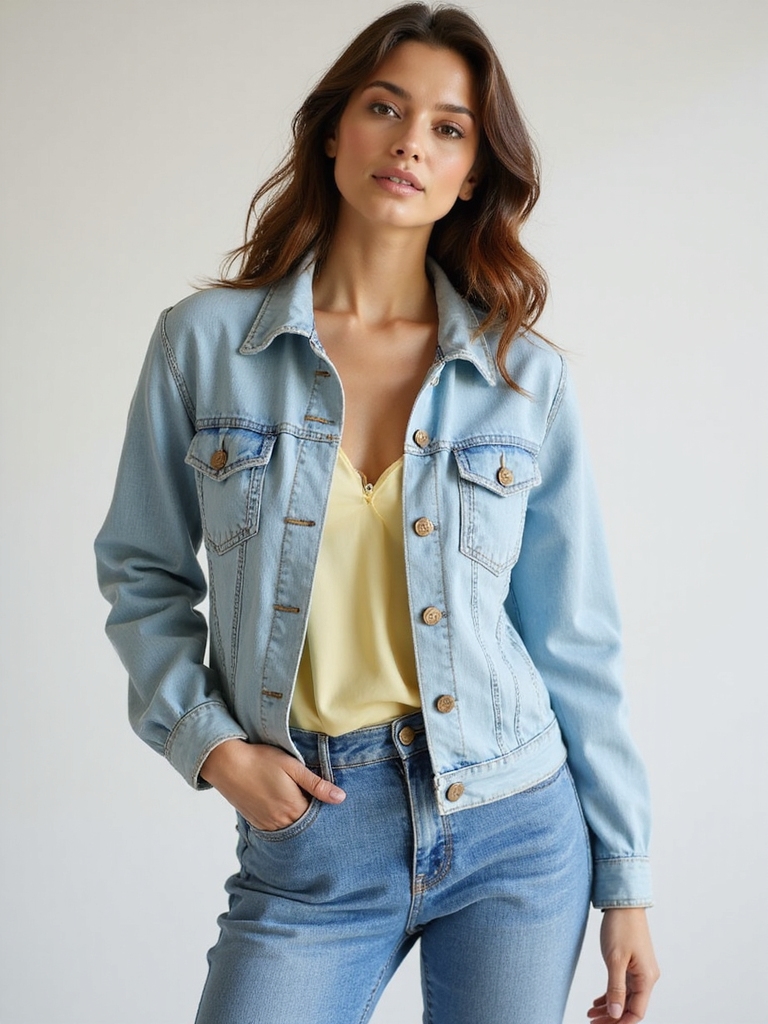 vibrant distressed statement denim