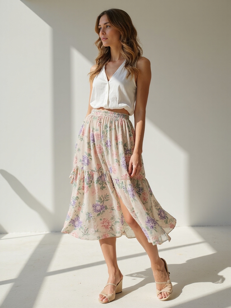 vibrant elegant summer skirts