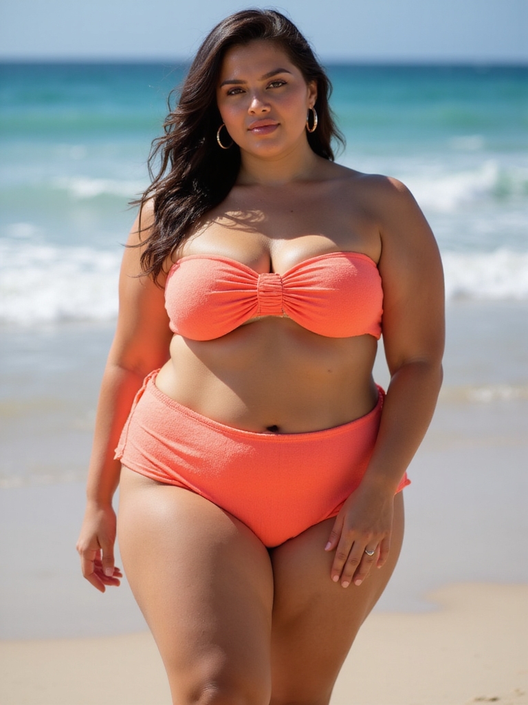 vibrant empowering plus size bikinis