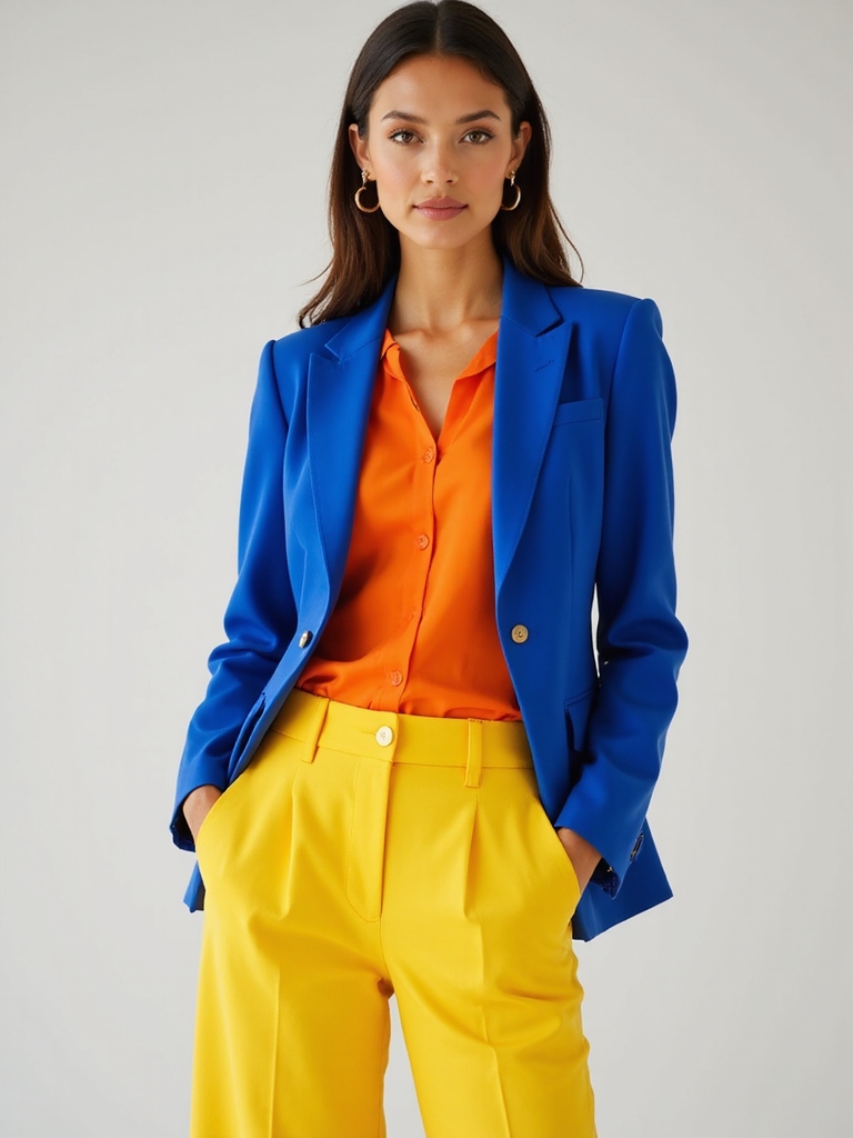 vibrant layered spring outfits