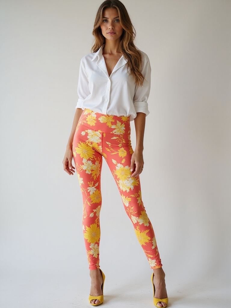 vibrant leggings polished outfits