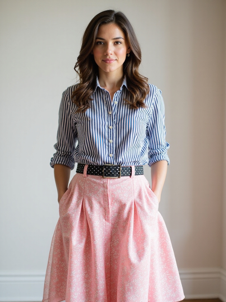 vibrant pattern mixing styles