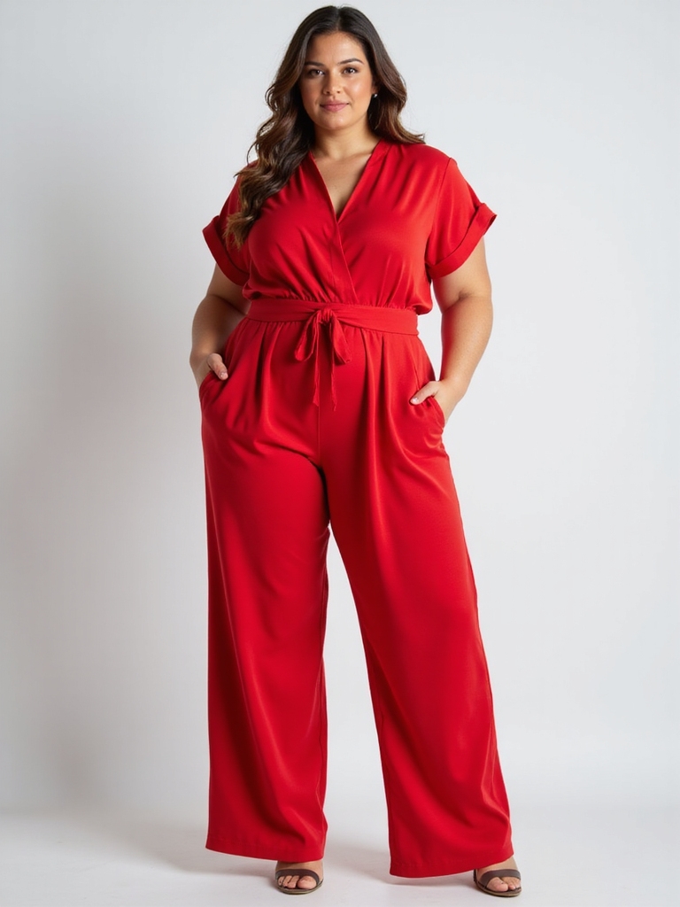 vibrant plus size jumpsuit styles