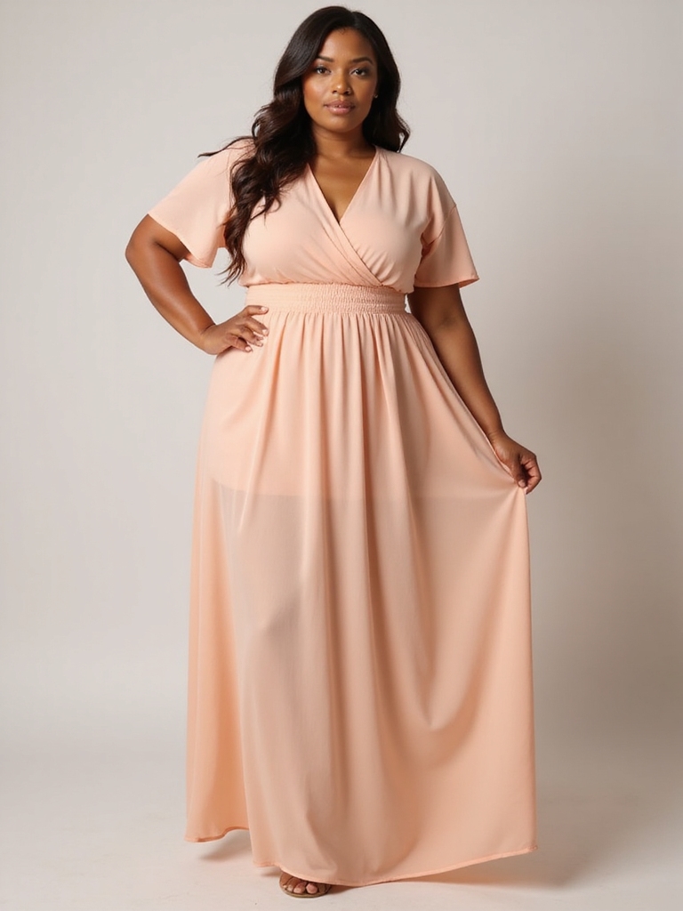 vibrant plus size maxi dresses