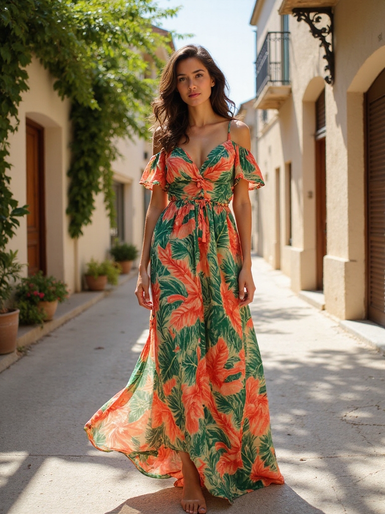 vibrant prints polished style