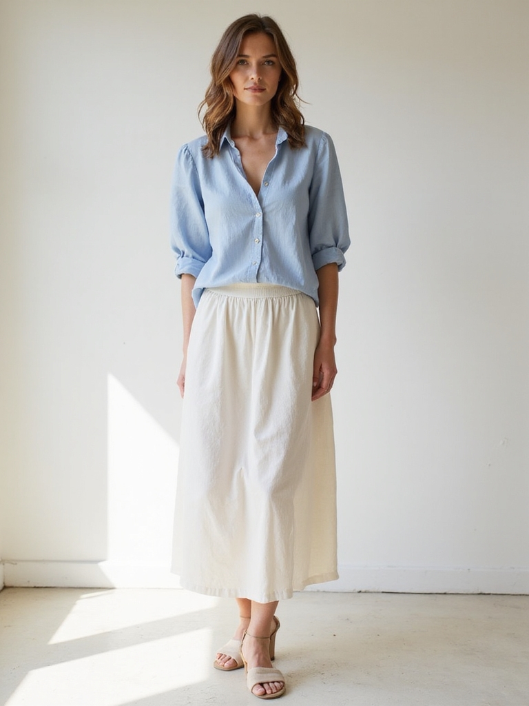 vibrant skirts breathable tops