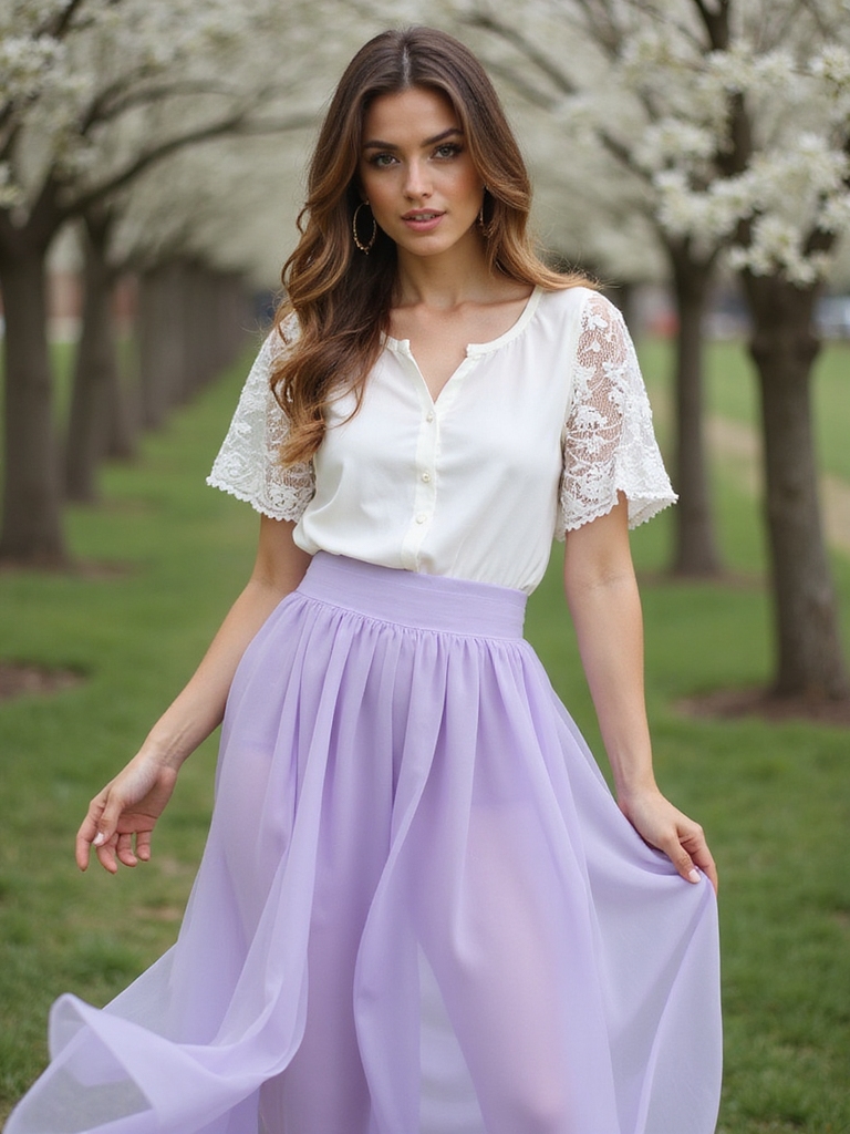 vibrant skirts for spring