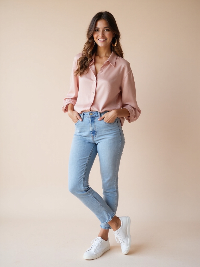 white sneakers elevate outfits