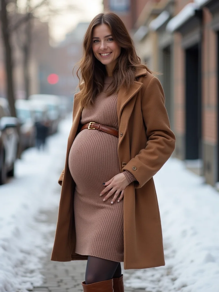 pregnant winter outfit hero