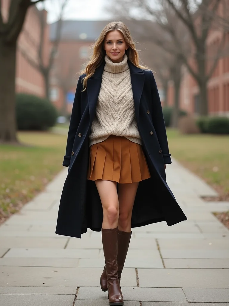 preppy winter outfit hero