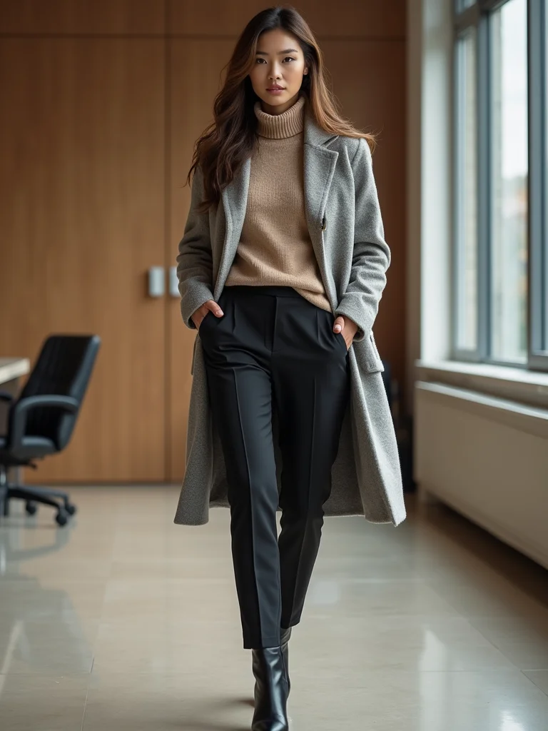 business casual winter outfit hero