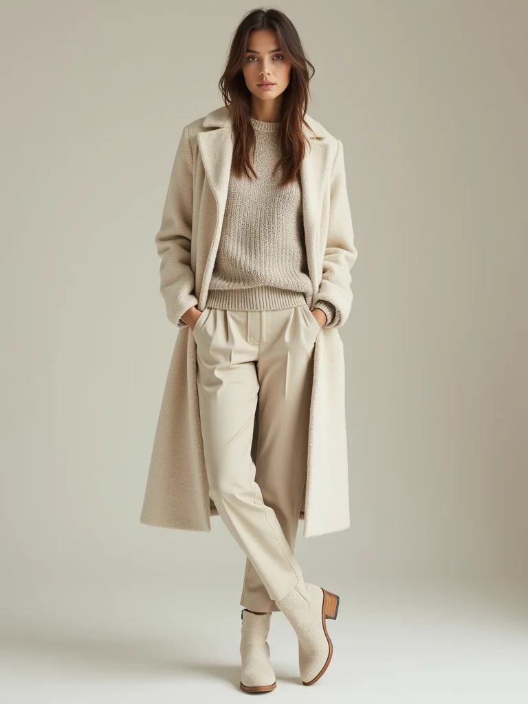 tailored neutrals textured layering essentials