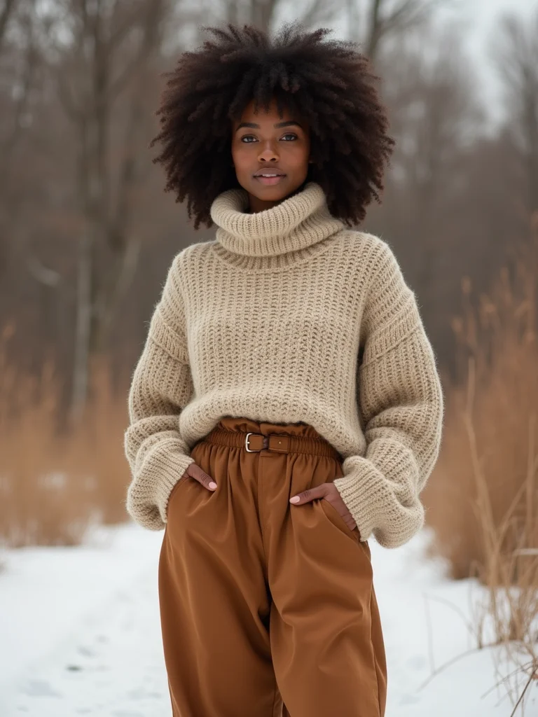 cozy grounded winter wardrobe