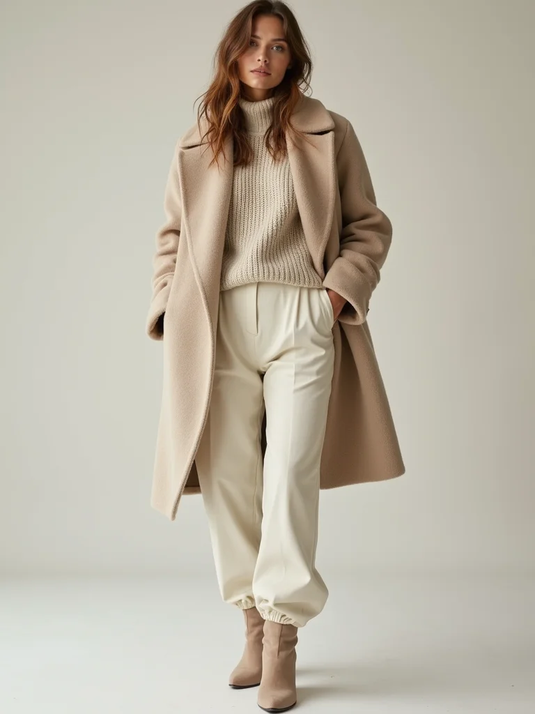 layered neutral cozy essentials