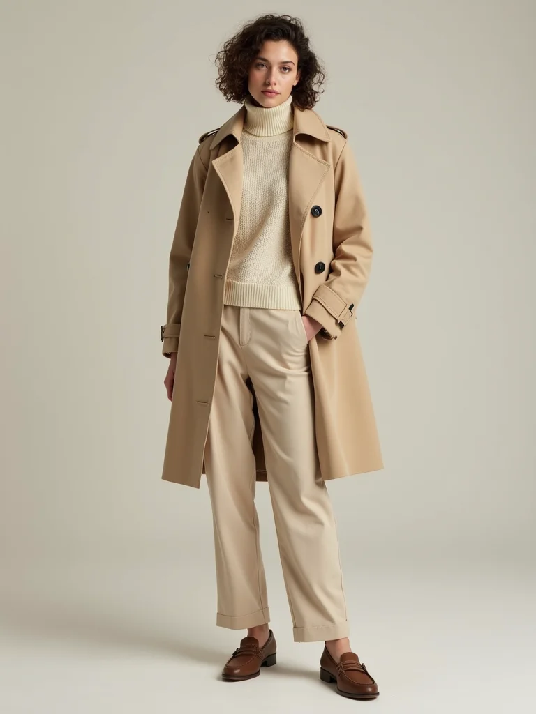 trench lightweight knit loafers