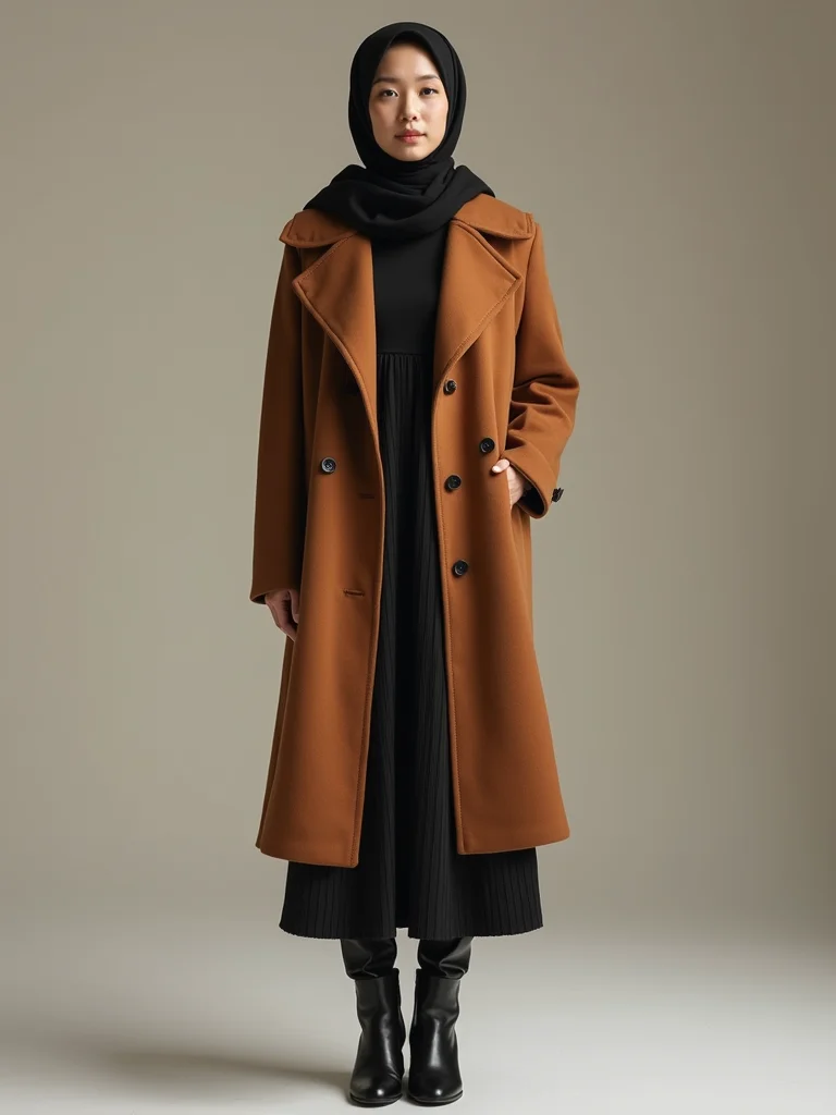 modest structured warm layering
