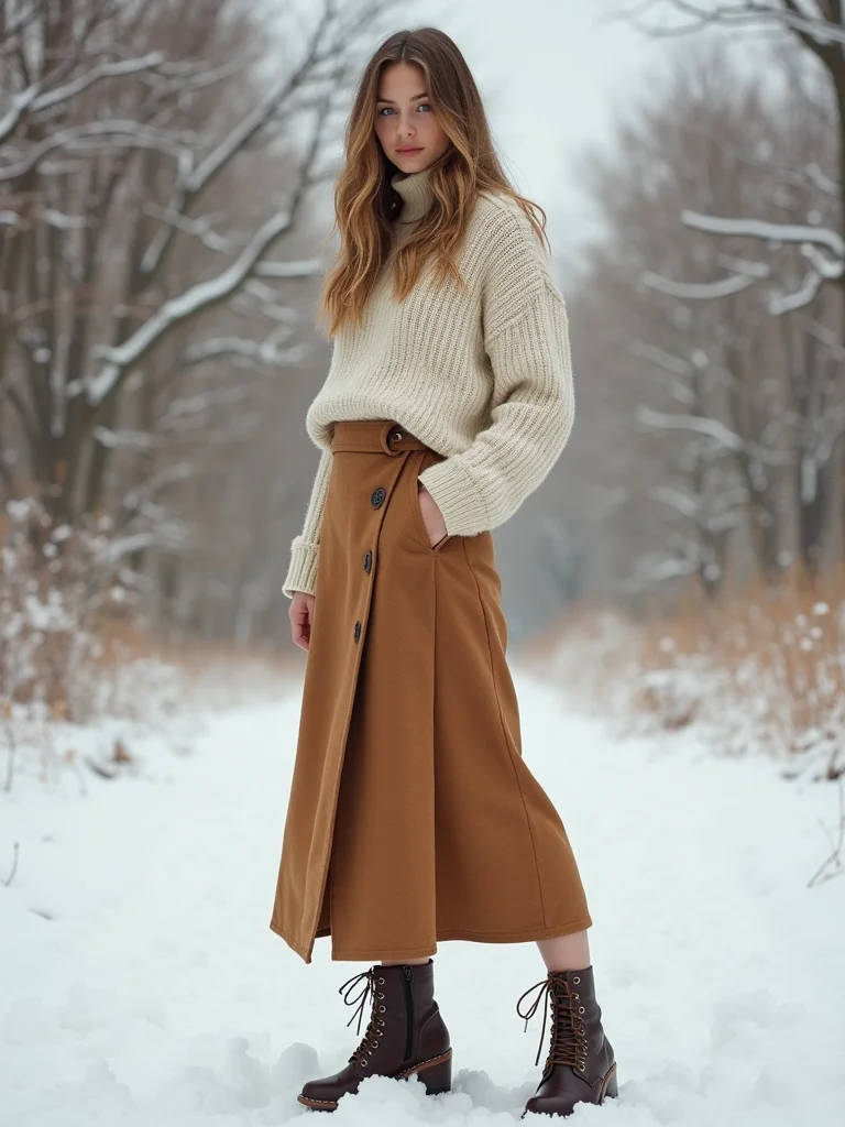 warm structured winter skirt fabrics