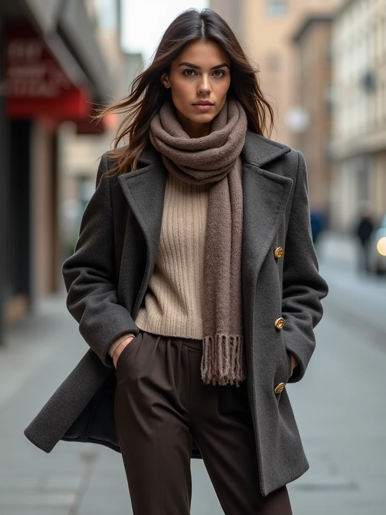 structured layered winter style