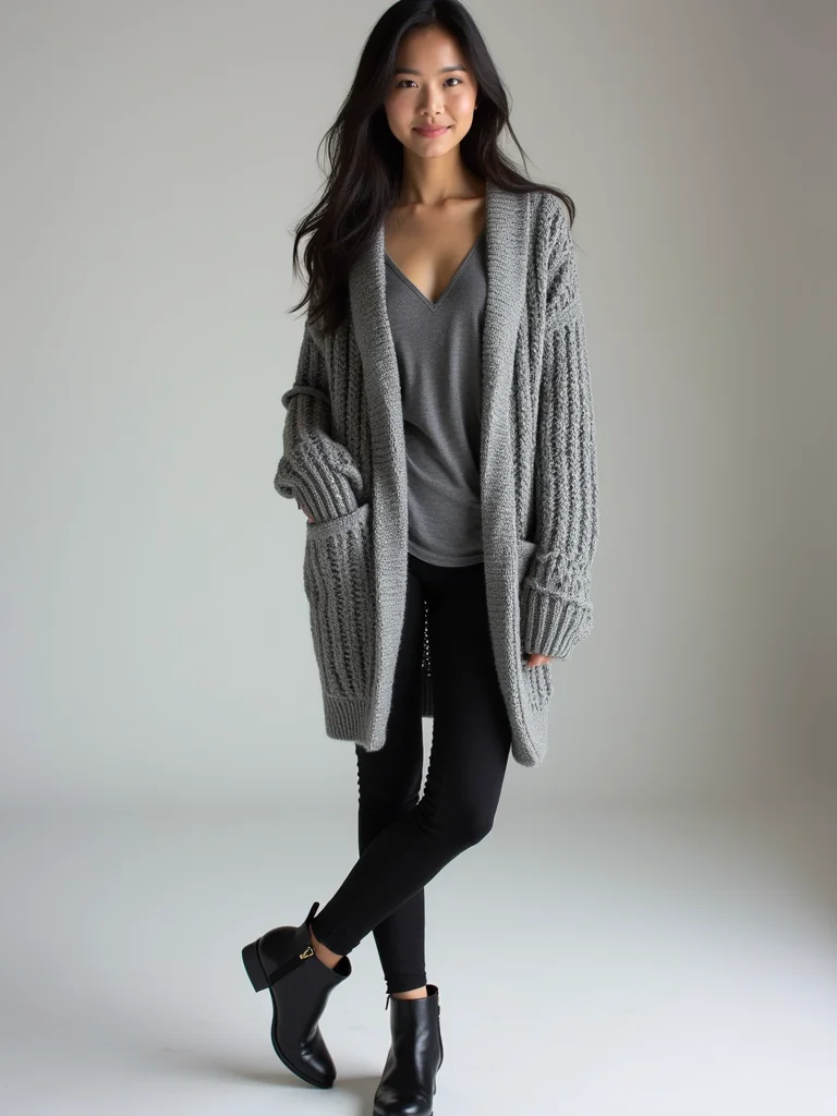 cozy layered chic winterwear