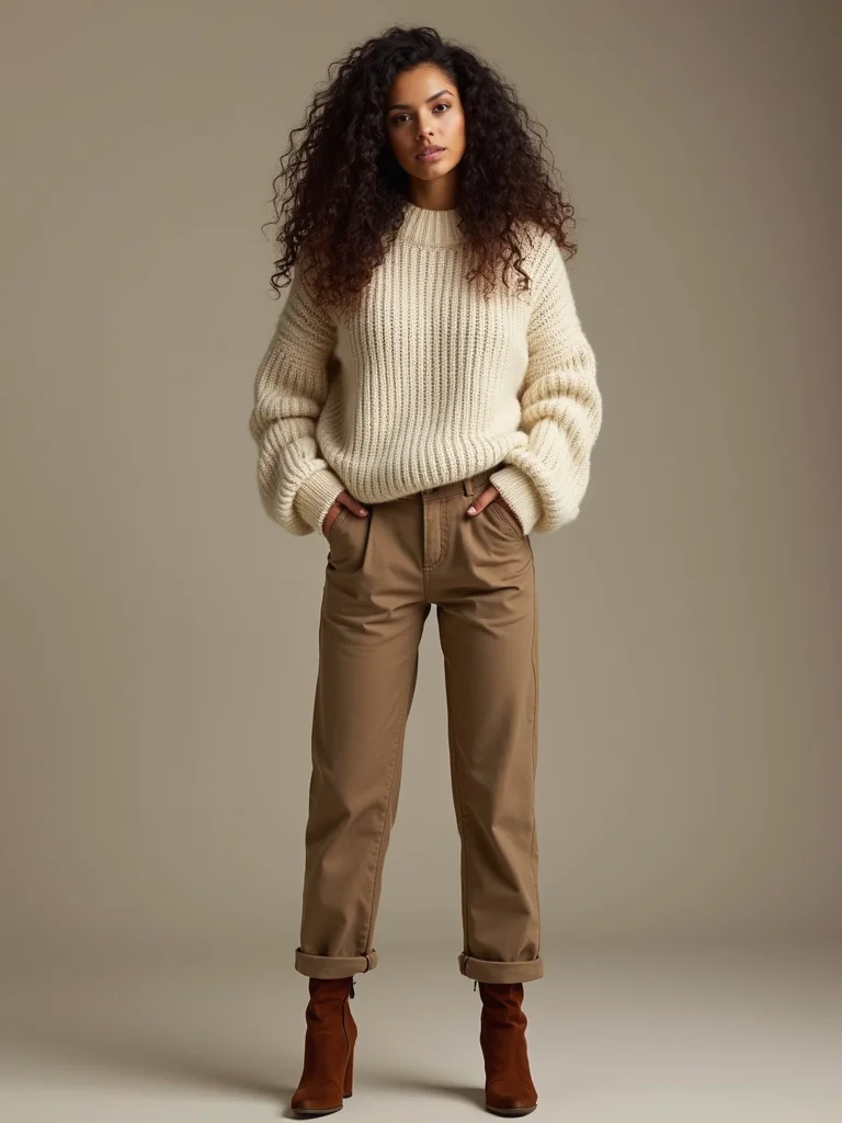 chunky cozy oversized cashmere knits