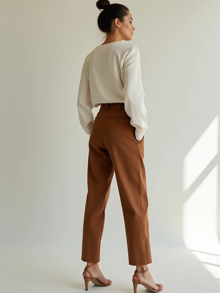 slim high rise tailored layers