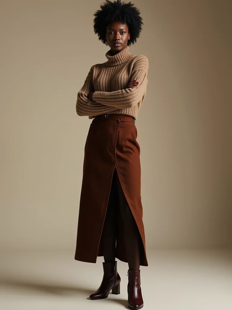 opaque wool tights layering