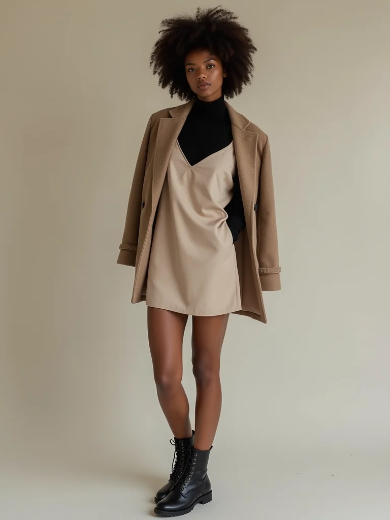 slim turtleneck under slip