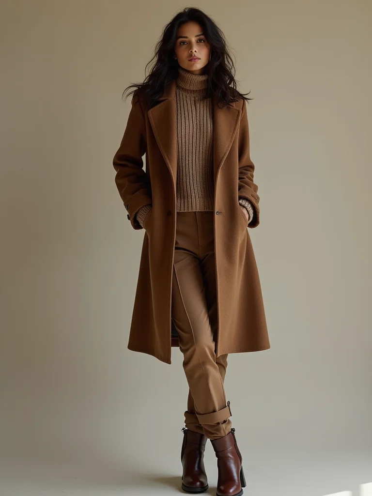 slim midweight single breasted woolcoat