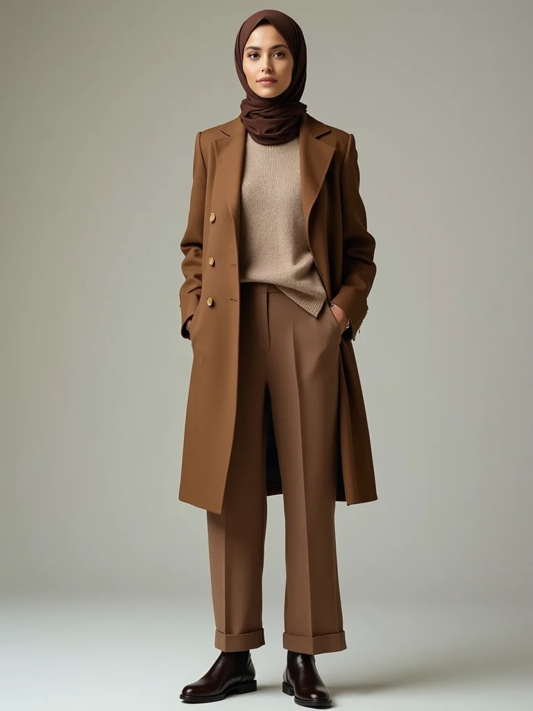 cropped blazer over knit