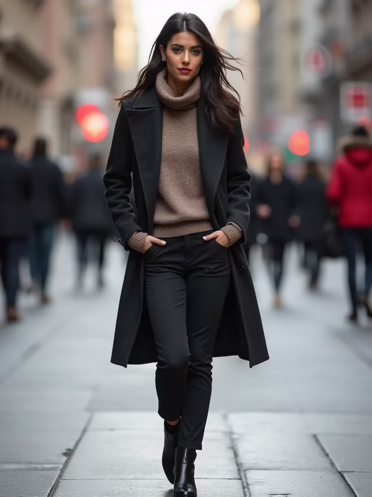 layered sleek commute ready outfits