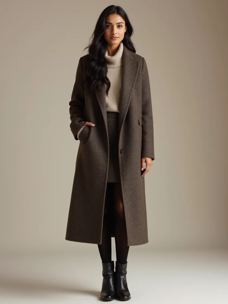 wool midi skirts with tights