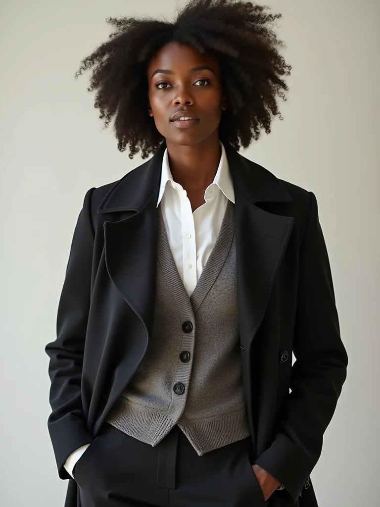 crisp layered polished textured look