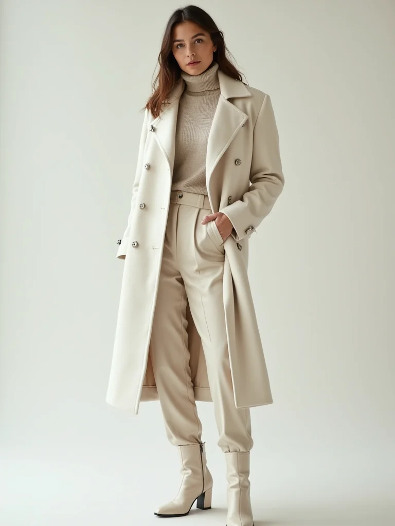 monochrome neutral layered polished look