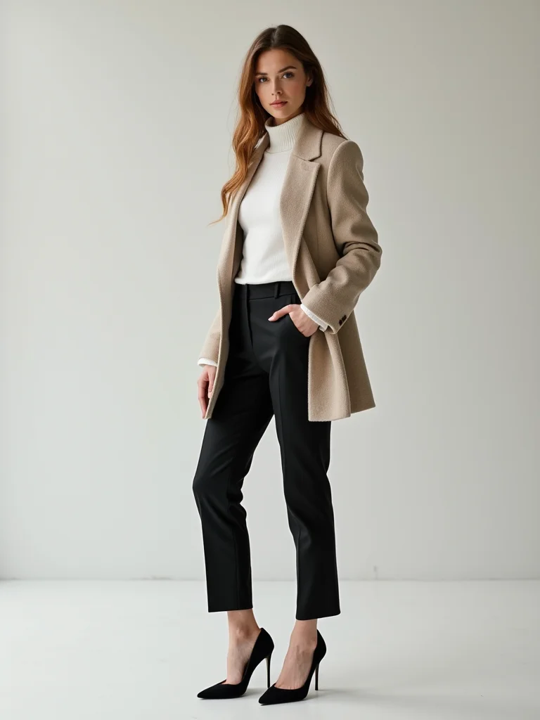 monochrome textured tonal office polish