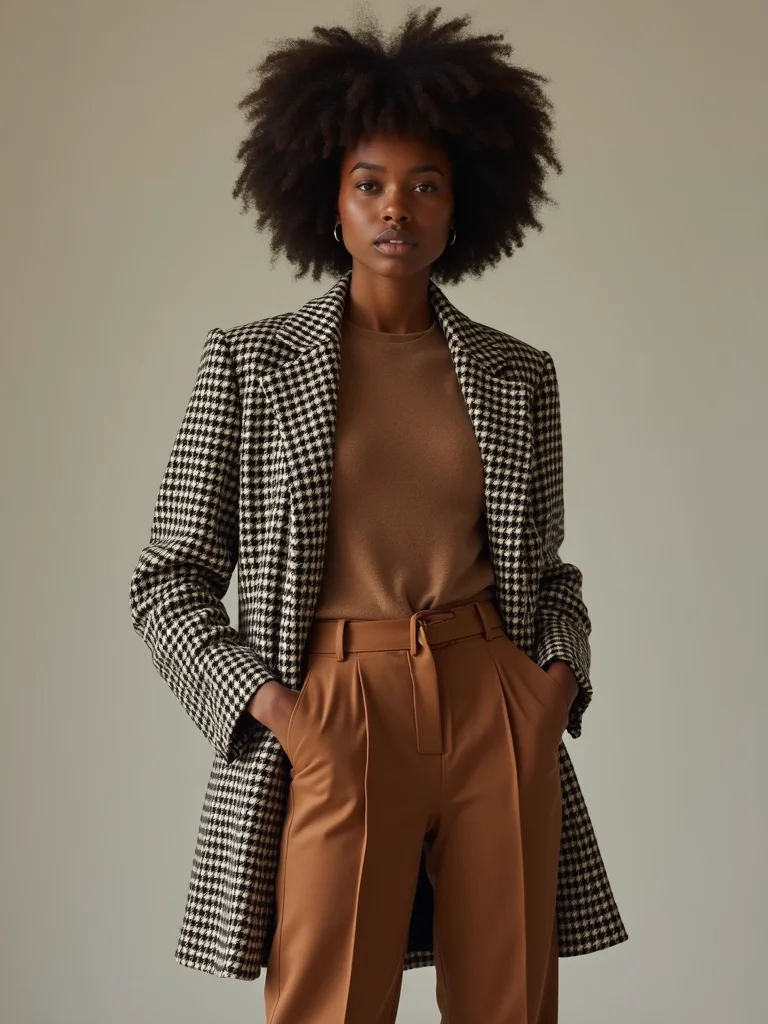 patterned layers balance brown