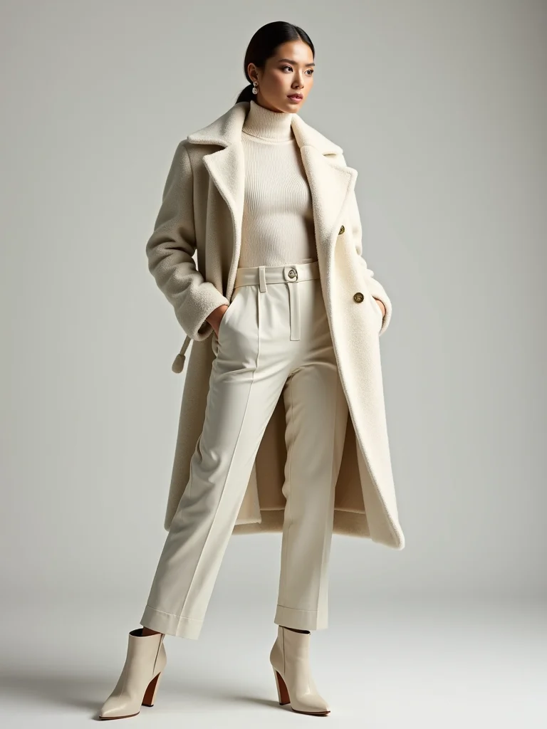 structured turtleneck polished layering