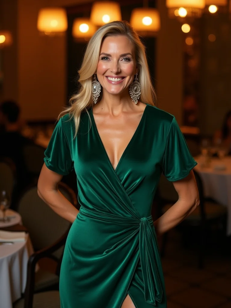 velvet wrap jewel tone glamour