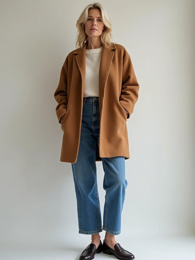 cozy wool blazer outfit