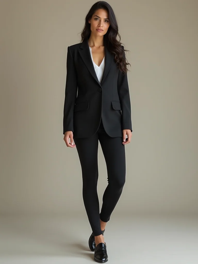 tailored leggings with polish