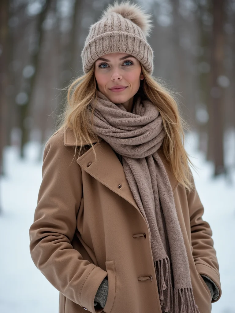 bold scarves and hats