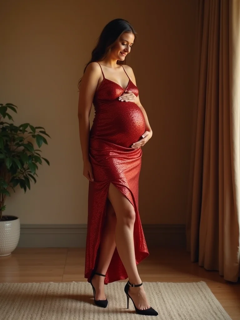 polished comfy festive maternitywear