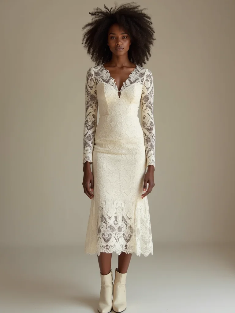 elegant lace cozy layers