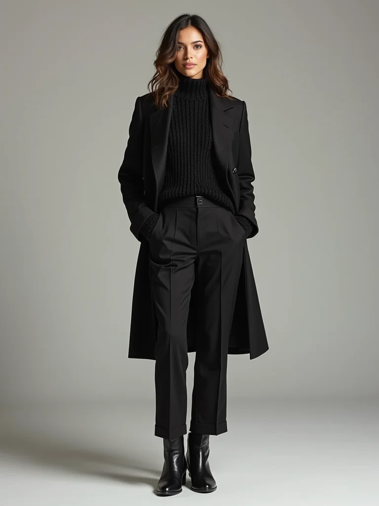 tone on tone textured layering elegance