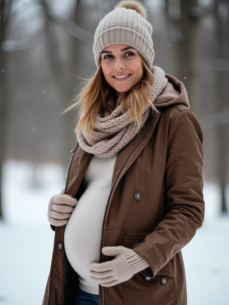 breathable adjustable maternity winter accessories