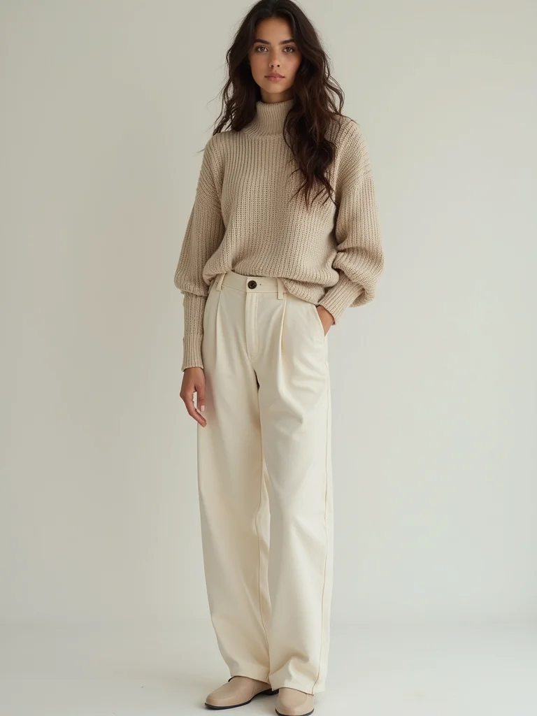monochrome minimal casual silhouette