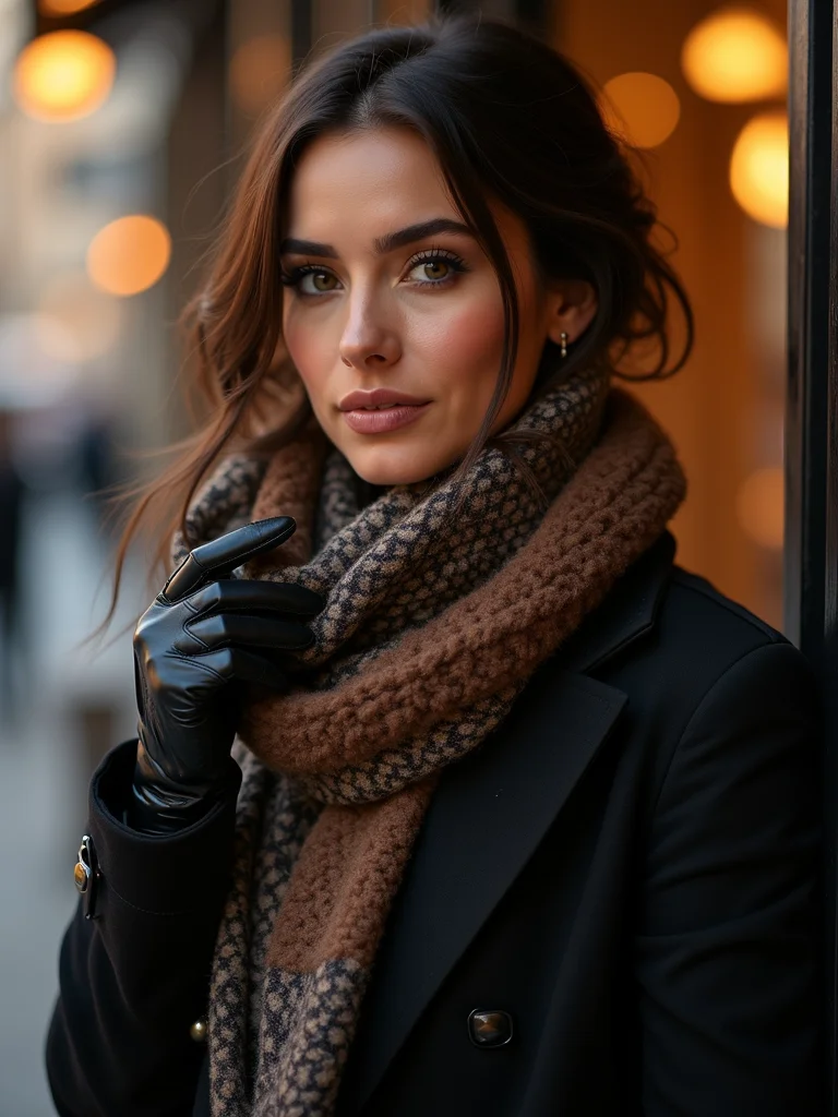 statement outerwear with warmth